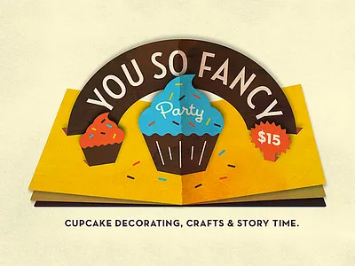 You So Fancy cupcakes email flip book sprinkles storytime