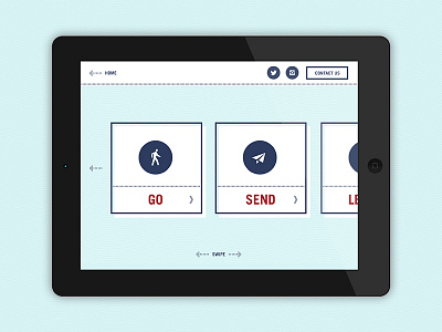 iPad Kiosk Info Site app church clean design icon ipad kiosk missions passport site travel web