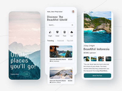 Travel App Interface app app design app ui app ux bitmate booking app flight app flight booking mobile app mobile app design mobile design mobile ui tourism travel travel agency travel app travel service trip uiux vacation app