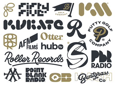 Logo design 2022 agency branding finance golf logo logo board logo designer logomark logos minimal music radio record label typography