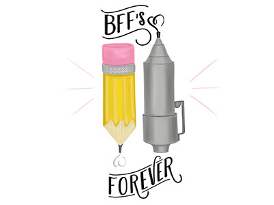BBF's hand lettering illustration