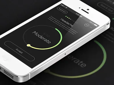 Tracking Symptoms Update app clean form ios iphone lyme medical personal ui visual