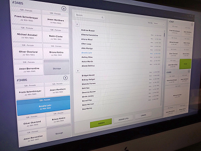 Medical Application blue button fields green ui ux web application windows application