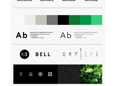 Work-Bench Identity Poster brand design icons identity logo poster typeface visual