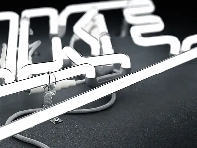 3D Nike Neon Logo 3d 3d neon 3dneon nike