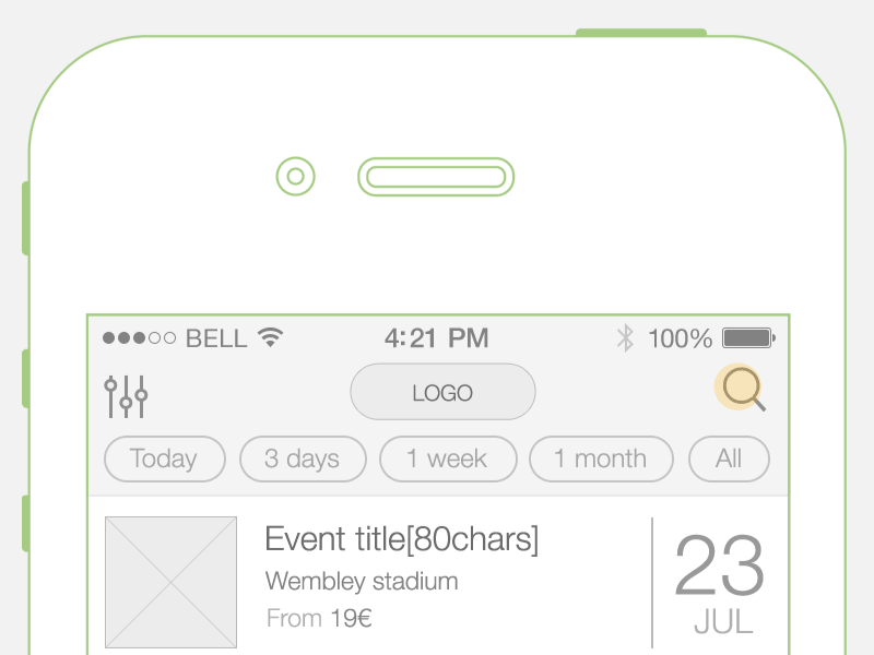Advanced Search Animation UX animation concept filter interaction ios iphone mobile search ui animation user experience ux