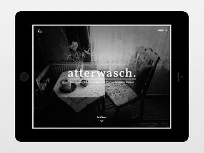 Atterwasch black and white ipad mini scroll scroll doc webdoc