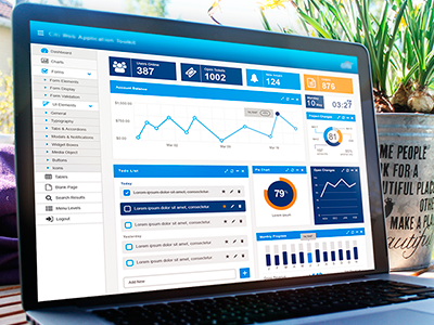 Dashboard App bank charts dashboard finance flat home bank web app