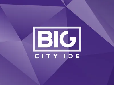 BIG City Ice big bling hip hop ice jewelry logo logotype rap streetwear triangulation violet
