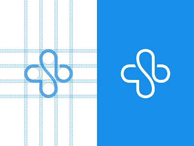 Monogram Construction branding health hospital logo medic medical monogram plus s t