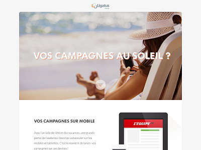 Responsive Landing Page design desktop devices flat landing page mobile reponsive design responsive sumer tablet webdesign website