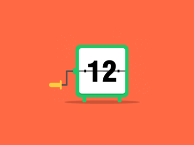 Price $ after effects animation date day gif number price