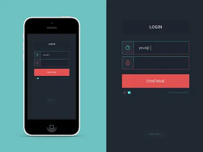 Colored Login colored login