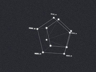 Connected Nodes aftereffects bw motion nodes polygon script wireframe