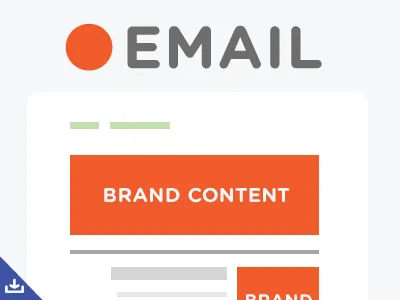 Email Blast Wireframe ai app blast brand email freebie illustration mail psd responsive site wireframe