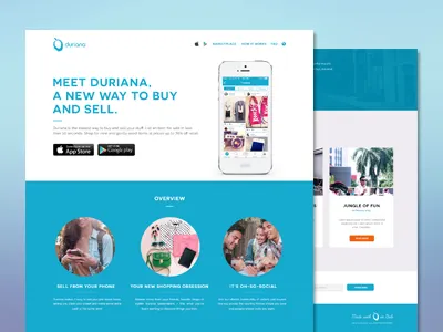 Website for new app app clean design interface layout malaysia ui ux web web layout website wip