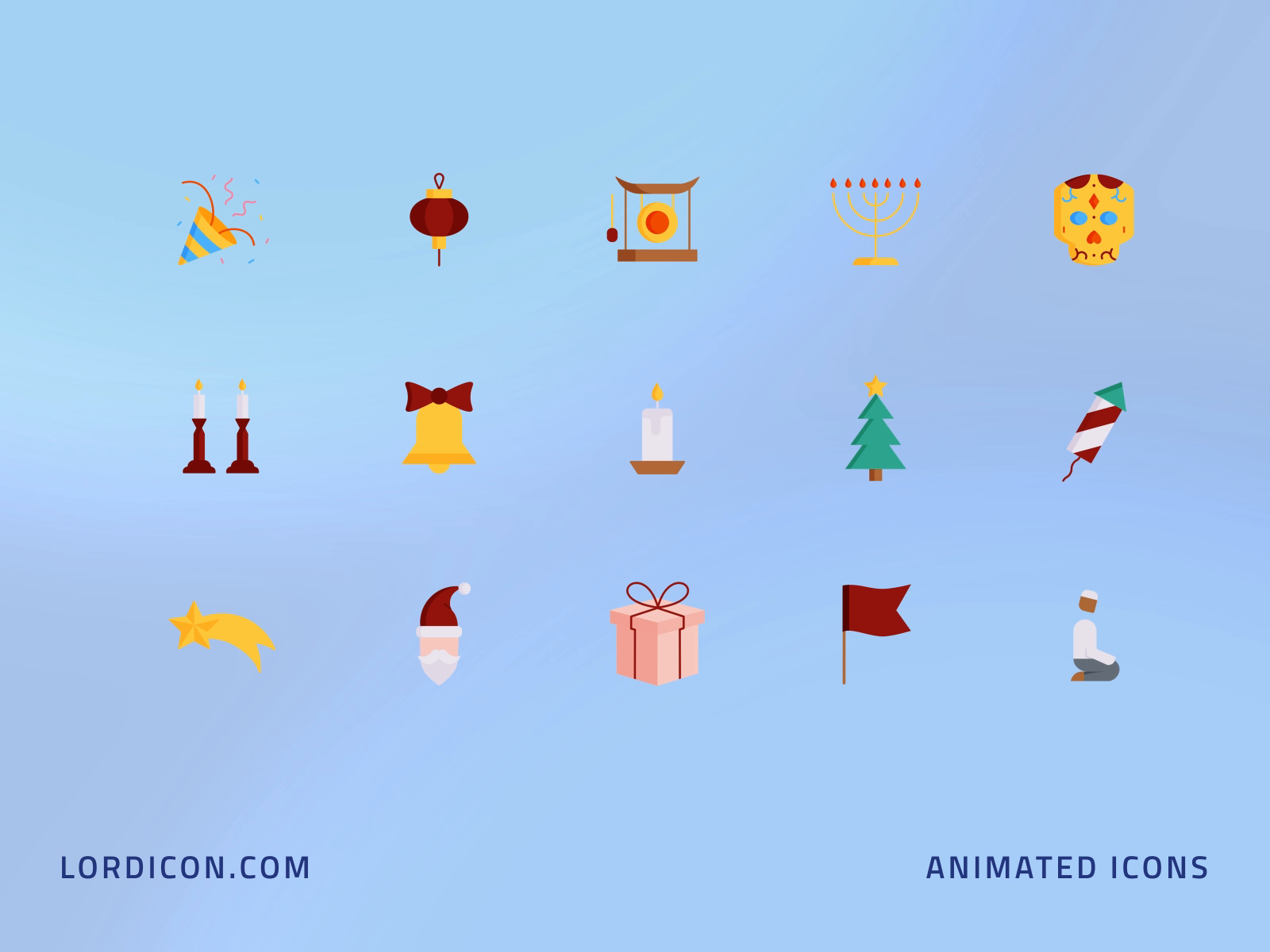 holidays-icon-group-by-tom-wilusz-on-dribbble