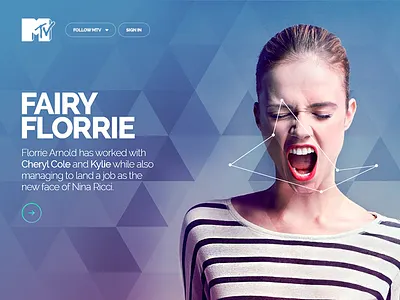 Mtv.com Redesign dark design icon movie mtv music news overlay playlist red video web