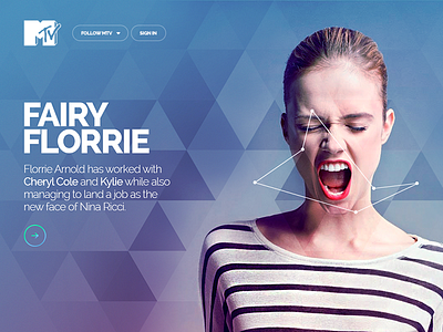 Mtv.com Redesign dark design icon movie mtv music news overlay playlist red video web
