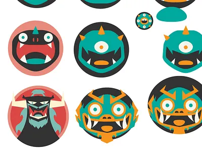 New Logo test creatures illustration logo monsters