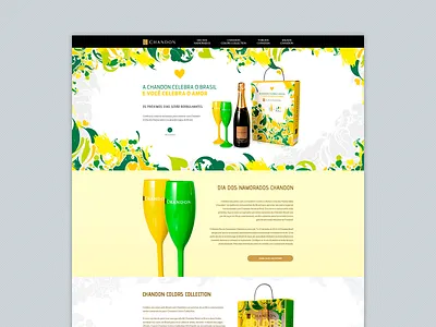 Hotside Torcida Chandon brazil chandon colors layout pack web