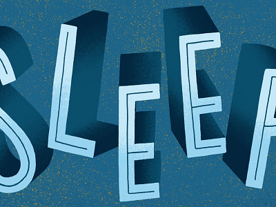 Who Needs Sleep illustration lettering photoshop postcard project sleep sleep when youre dead typography