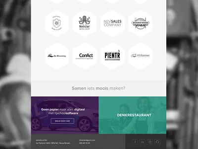 Case & Client page case portfolio