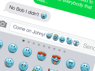 Very Emotional Emoji [Concept] emoji emoticon emoticons face smile smileys winks