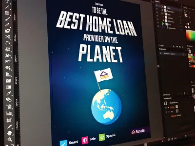 Vision Poster globe type vision