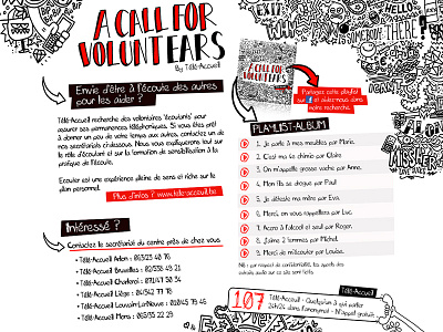A Call For Voluntears - Télé-Accueil advertiser belgium music spotify