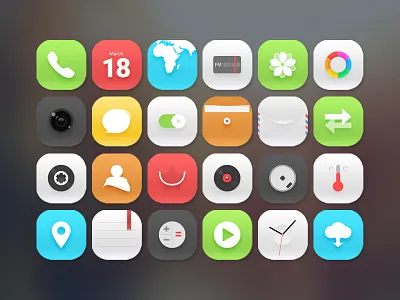 Simple icon simple theme