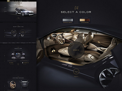 Hyundai Genesis Pitch car marketing microsite pitch
