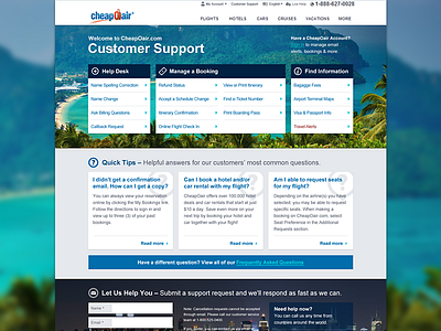Let Us Help You corporate customer service faq flat form help desk metro travel ui