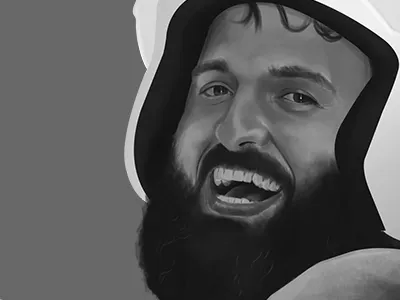 Charlie G 40d character digital mach 5 photoshop space ghost tablet