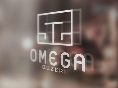 Omega Ouzeri Logo logo omega ouzeri restaurant vector