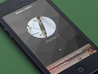 Filters + Mini-Profile filters framer framer.js ios iphone mobile app profile prototype