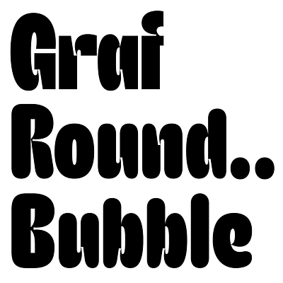 Graf is now rounded fonts rounded type typeface typography