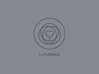 Lutheran Base Package Logo bible church cross icon illustration line art logo logos bible software mark scripture simple