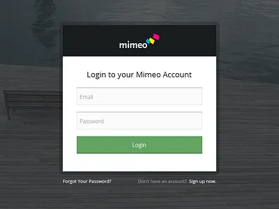 Login UI Exploration buttons form elements login mimeo photoshop ui vector