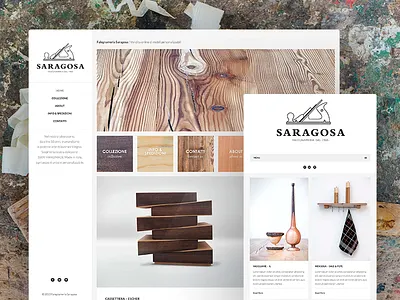 Saragosa responsive website responsive wood