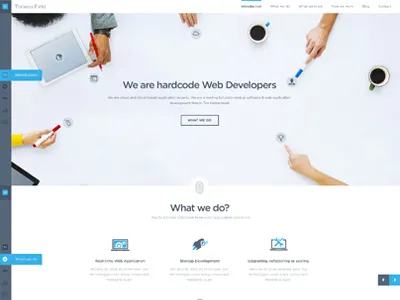 Tomasa Field Website Design agency design clean modern one page parallax design tomasa field design web design