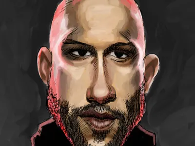 Tim Howard: Department of Defense caricature goalie painting soccer tim howard