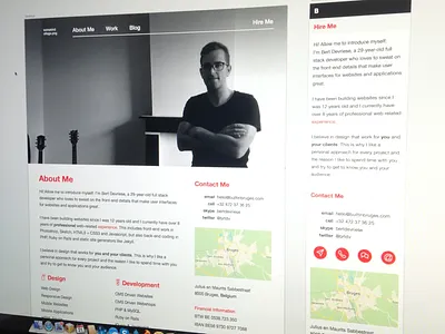 Website builtinbruges css3 html5 redesign responsive sketch website
