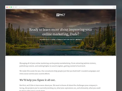 Consult Page for IMPACT