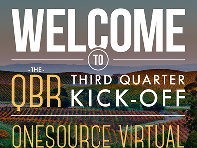 Sales QBR Poster 2014 california clean graphic hills modern napa valley poster sales sonoma type typography wine