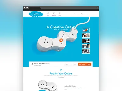 Product Page ecommerce grid product product page quirky webdesign website
