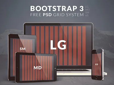 Free Bootstrap 3 PSD Grid System bootstrap 3 design download free freebie grid layout psd responsive system web