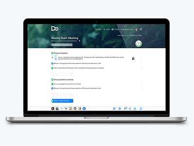 Do @do agenda clean design do meetings note ui