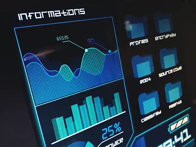 Fake UI analytics classified dark data fake ui hack hacker information movie status