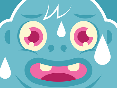 Sweati yeti creatures illustration logo monsters